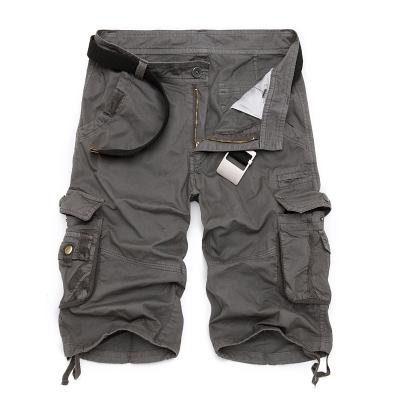 Pantalones Cortos Cargo Camuflaje con Cinturón y Múltiples Bolsillos - Image 9