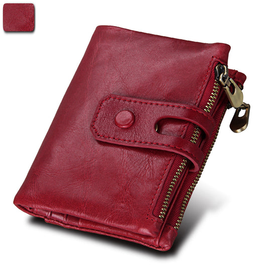 Billetera de Cuero Genuino con Protección RFID y Bloqueo Antirrobo - Image 20