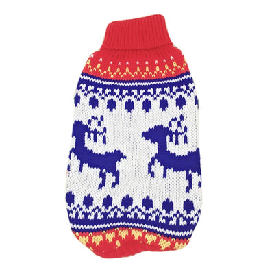 Suéter de Cuello Alto para Mascotas con Diseño de Copo de Nieve Navideño - Image 11