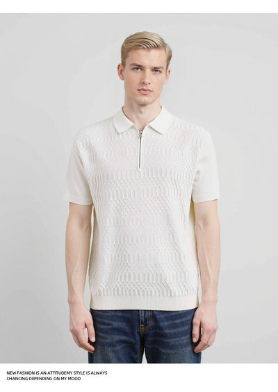 Polo Slim Fit con Textura Twist - Diseño Minimalista y Versátil - Image 21