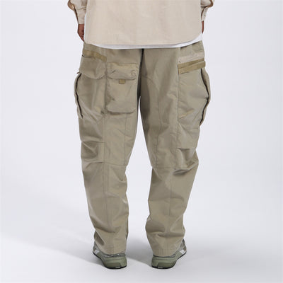 Pantalón Overol Funcional Americano con Múltiples Bolsillos y Pliegues - Image 7