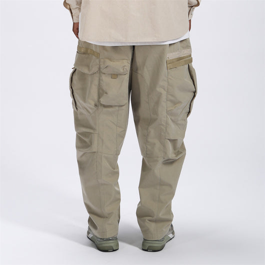 Pantalón Overol Funcional Americano con Múltiples Bolsillos y Pliegues - Image 7