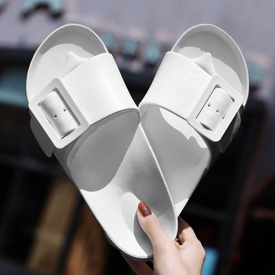 Sandalias Cómodas con Hebilla Ajustable - Chanclas Verano Suela Suave para Mujer - Image 11