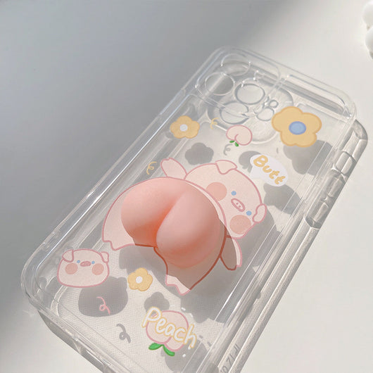 Funda para iPhone XS con Diseño 3D Trasero Divertido - Silicona Suave - Image 4