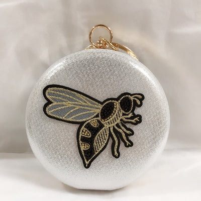 Cartera de Fiesta con Abalorios y Bordado de Abeja - Image 32