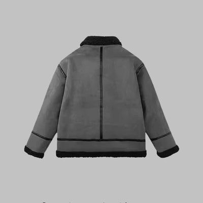 Abrigo de Algodón con Cuello de Piel Sintética - Image 3