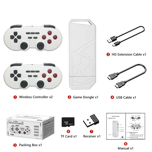 Consola de Videojuegos HD H8 con Control Inalámbrico 24G - Image 14
