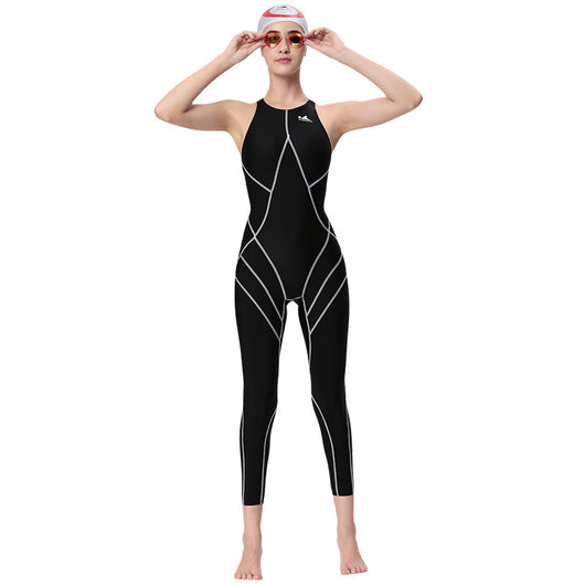 Traje de Baño Profesional de Una Pieza en Seda - Secado Rápido para Entrenamiento y Competencia - Image 8