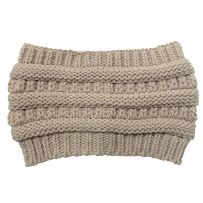 Diadema Trenzada de Punto con Coleta - Image 12