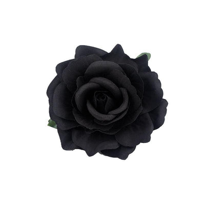 Horquilla de Novia con Rosas Rojas en Tela Flocked Premium - Image 11