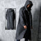 Impermeable Largo Negro de Cuerpo Completo