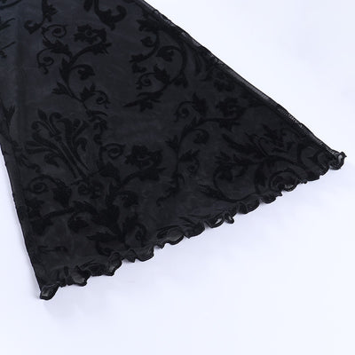 Pantalones Boho Transparentes Acampanados para Mujer - Image 28