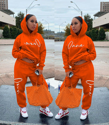 Conjunto Deportivo Mujer Sudadera con Capucha y Pantalón Estampado - Image 5