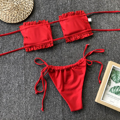 Bikini Plisado Elegante - Image 3