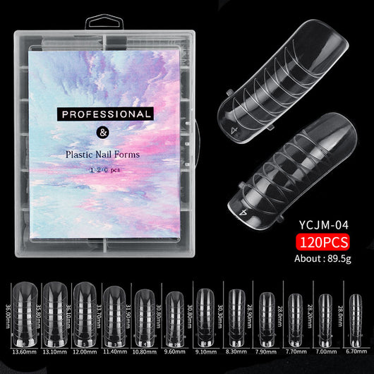 Molde de Cristal para Extensiones de Uñas sin Soporte de Papel - Image 23