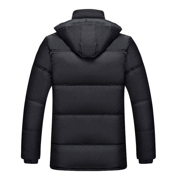 Chaqueta Acolchada de Algodón para Hombre Maduro