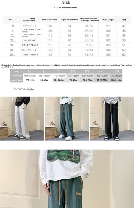 Pantalones Casuales para Hombre en Colores Sólidos - Versátiles y Fáciles de Combinar - Image 6