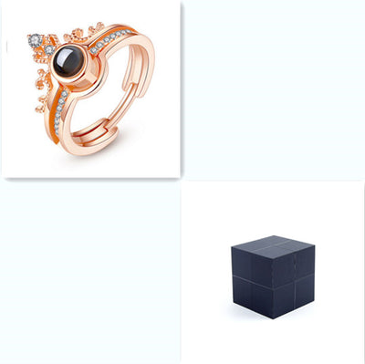 Caja de Anillo Personalizada Cubo Mágico - Propuesta de Matrimonio - Image 13