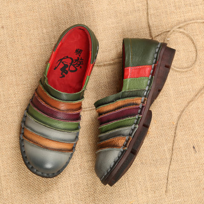 Zapatos de Cuero para Mujer con Suela Suave y Costura Artesanal - Image 5