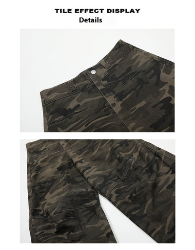 Pantalones Vaqueros Camuflaje Cintura Alta para Mujer - Comodidad y Estilo - Image 11