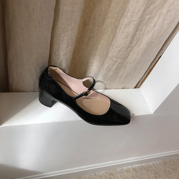 Zapatos de Mujer con Hebilla Elegante - Tallas Grandes