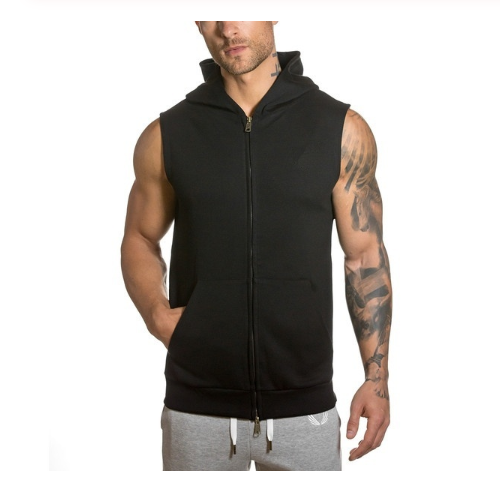 Cardigan Hoodie Deportivo con Encaje para Hombre - Image 9