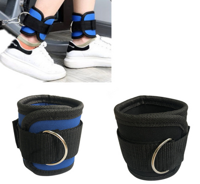 Pesas de Tobillo Ajustables con Hebilla D-Ring para Entrenamiento de Fuerza - Image 5