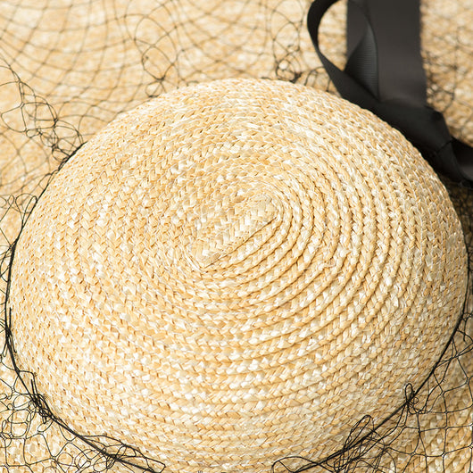 Sombrero de Paja Estilo Retro Británico con Correa de Sujeción - Image 5