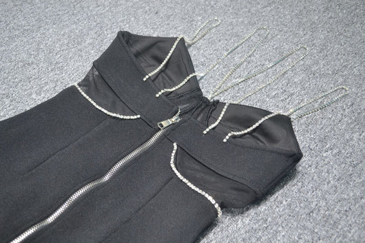 Vestido de Noche Largo con Cintura de Malla Elegante - Image 6