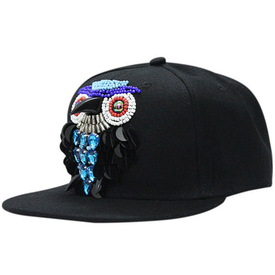 Gorra Harajuku Estilo Europeo Americano con Calavera y Remaches Cruzados - Image 10