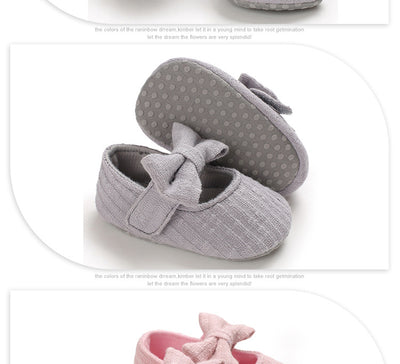 Botitas Tejidas de Lana con Moño para Bebé - Image 11