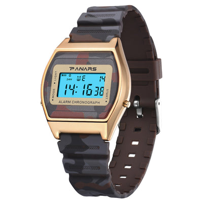 Reloj Cuadrado Slim Estudiante Camuflaje - Image 3