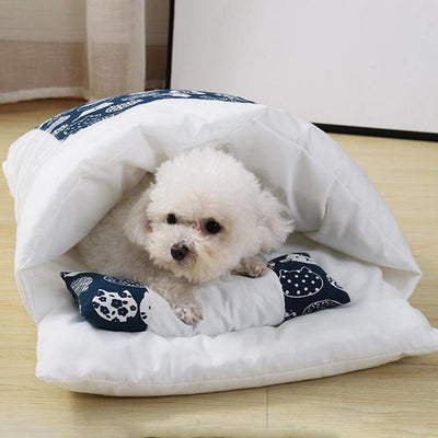 Cama Térmica para Gatos con Saco de Dormir Removible y Almohada - Image 11