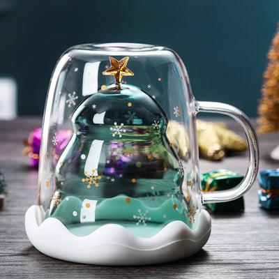 Vaso Navideño de Doble Pared en Vidrio Borosilicato - Image 4