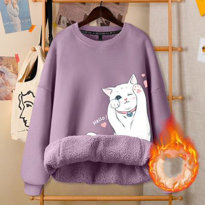 Chaqueta Blanca Cuello Redondo para Otoño e Invierno - Estilo Femenino y Adorable - Image 23
