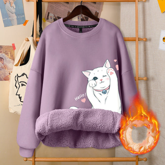 Chaqueta Blanca Cuello Redondo para Otoño e Invierno - Estilo Femenino y Adorable - Image 23