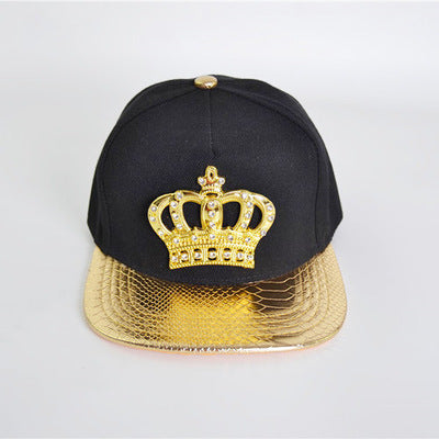 Gorra de Béisbol Hip-hop con Visera Plana y Detalles Diamantados para Protección Solar - Image 7
