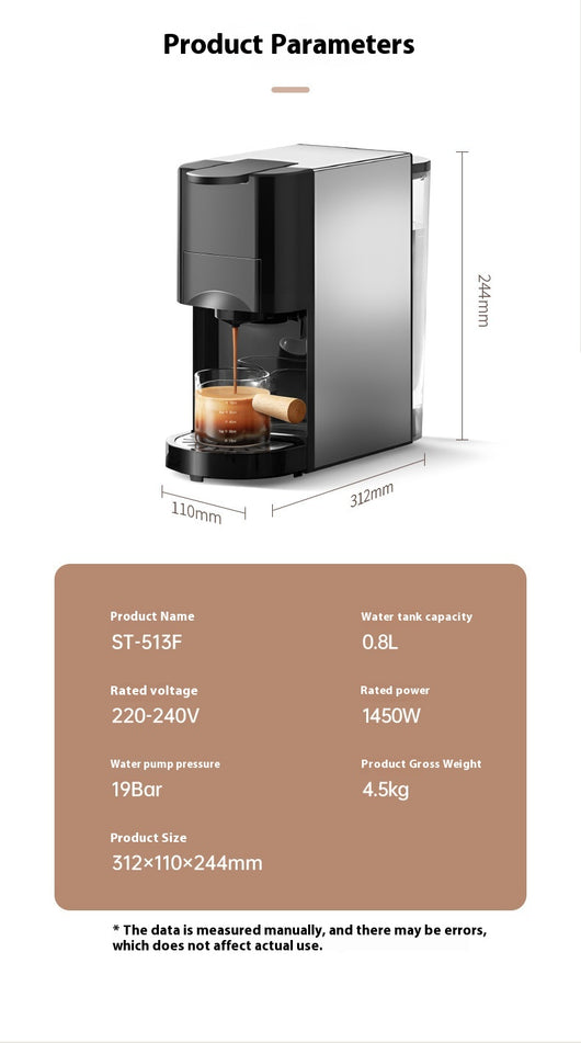 Cafetera Automática de Cápsulas Compacta para el Hogar - Image 6