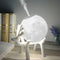 Humidificador Creativo con Luz Nocturna Luna y Aromaterapia