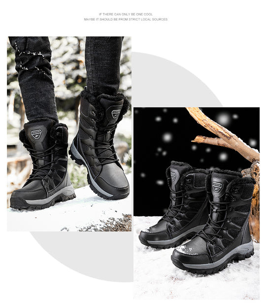 Botas Militares Invierno Plus de Terciopelo para Hombre - Cálidas y Resistentes - Image 11