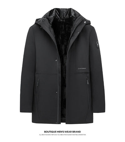 Abrigo de Algodón Grueso Talla Grande para Hombre - Image 26