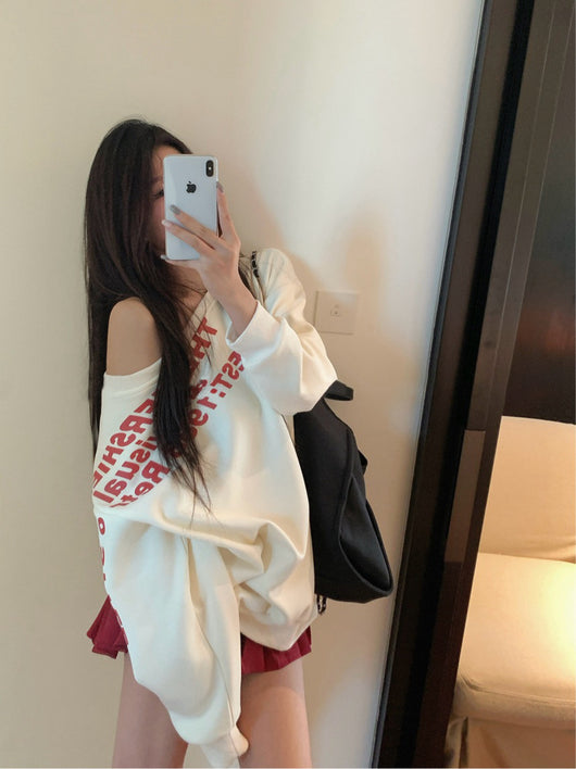 Sudadera Gris con Estampado American Hot Girl - Image 11