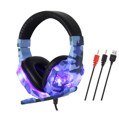 Auriculares Camuflaje con Luz Brillante SY830MV - Image 6