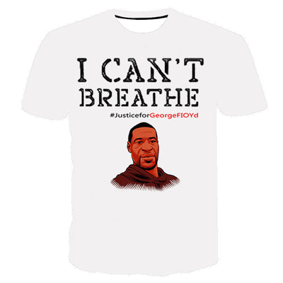 Playera 3D Estampada I Can't Breathe para Hombre y Mujer - Image 5