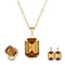 Bridal jewelry European and American jewelry Set Champagne