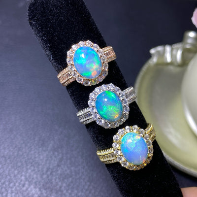 Anillo de Ópalo Natural Hecho a Mano - Diseño Exclusivo - Image 10