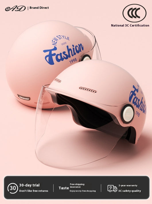 Casco Moto Semintergral Batería Universal Cuatro Estaciones - Image 21