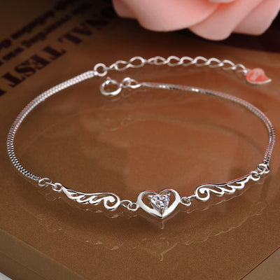 Pulsera Alas de Ángel con Corazón - Image 2