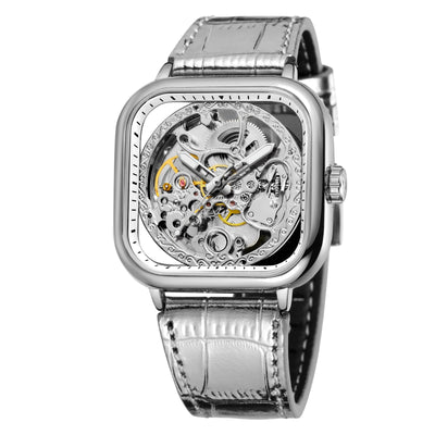 Reloj Automático Cuadrado para Hombre - Movimiento Mecánico de Precisión - Image 17