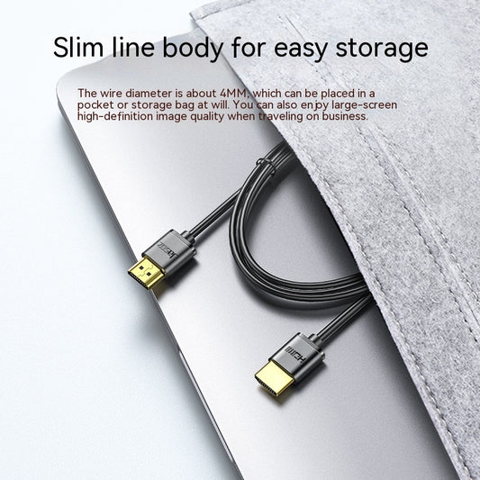 Cable HDMI Portátil Ultrafino de Alta Definición para Proyectores y Monitores